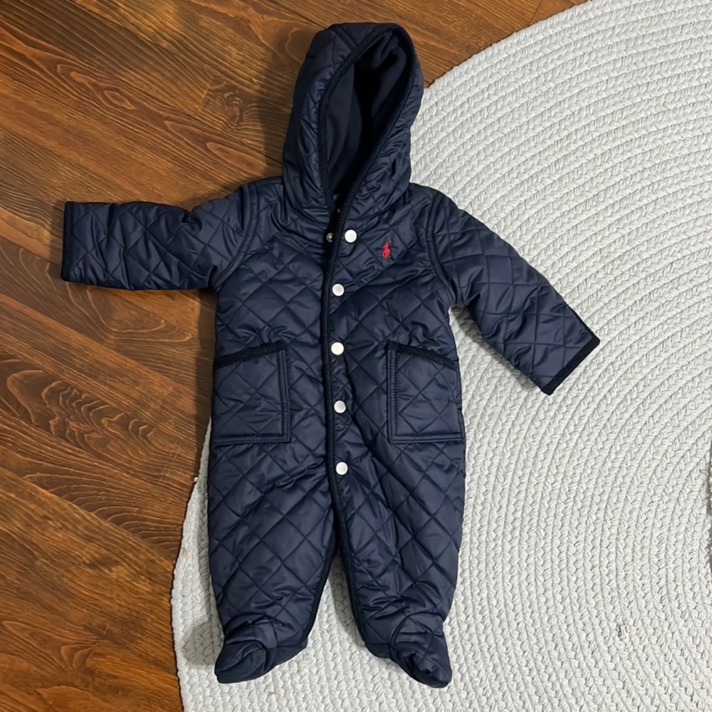 Polo Ralph Lauren Navy Blue Infant Snow Suit